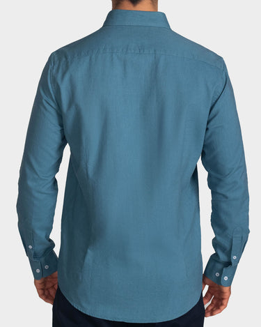 Camisa manga larga fondo entero para hombre