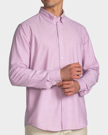 Camisa manga larga fondo entero para hombre