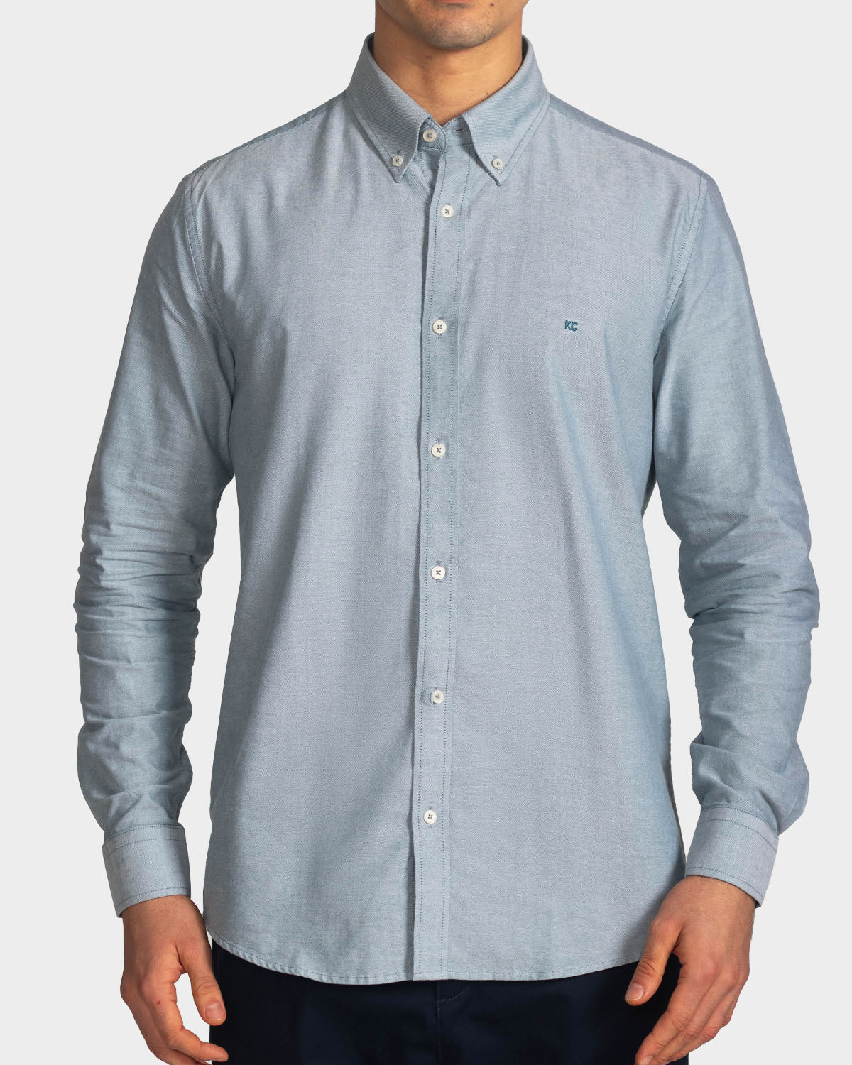 Camisa manga larga fondo entero para hombre