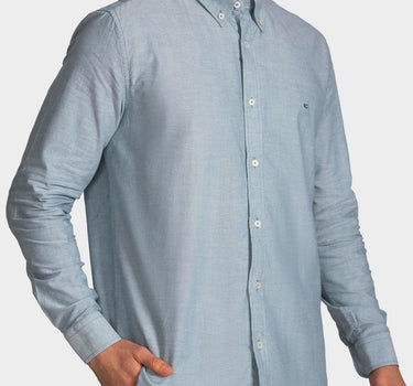 Camisa manga larga fondo entero para hombre
