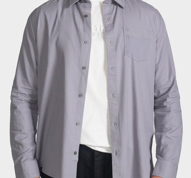 Camisa manga larga fondo entero para hombre