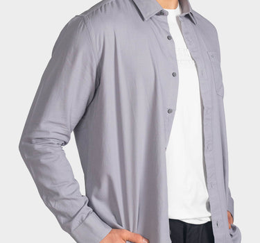 Camisa manga larga fondo entero para hombre