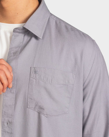 Camisa manga larga fondo entero para hombre