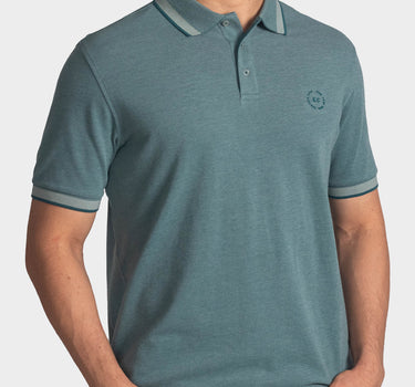 Polo fondo entero para hombre deep-sea