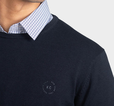 Suéter para hombre cuello redondo