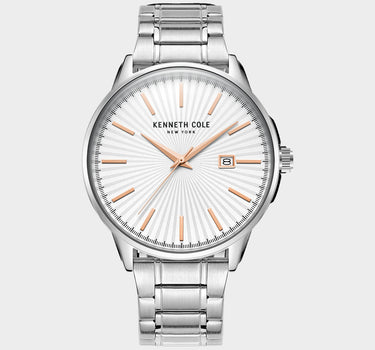 Reloj con manilla metalica para hombre