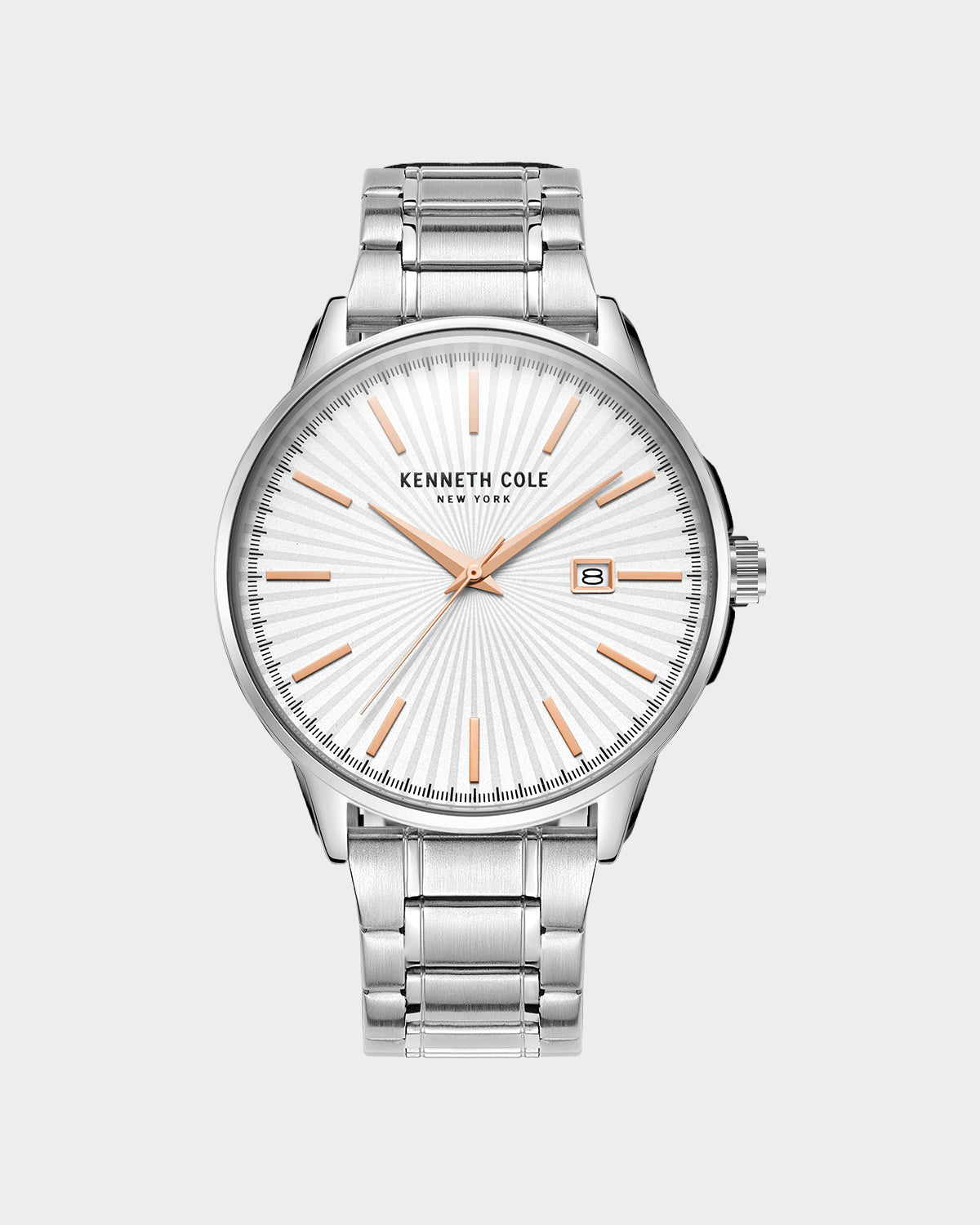 Reloj con manilla metalica para hombre