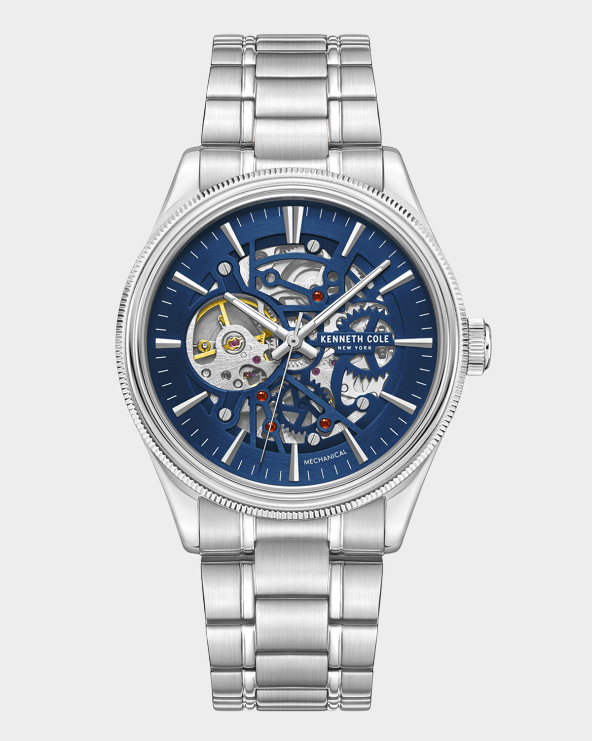 Reloj con manilla metalica para hombre