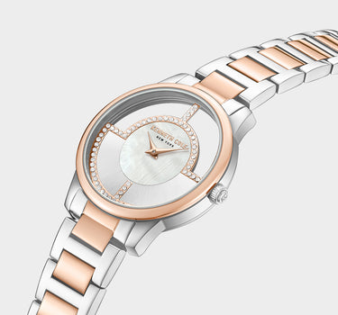 Reloj con manilla metalica para mujer