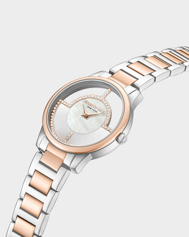 Reloj con manilla metalica para mujer
