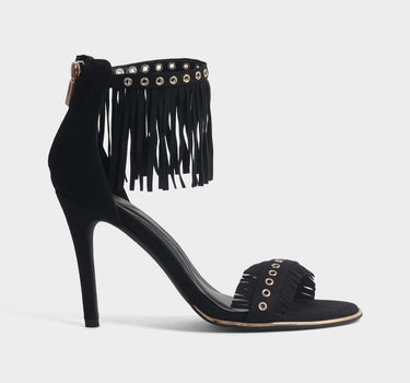 Sandalias de tacón para mujer loretta fringe sandal