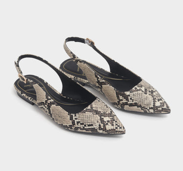 Flats para mujer krystall pointy flat