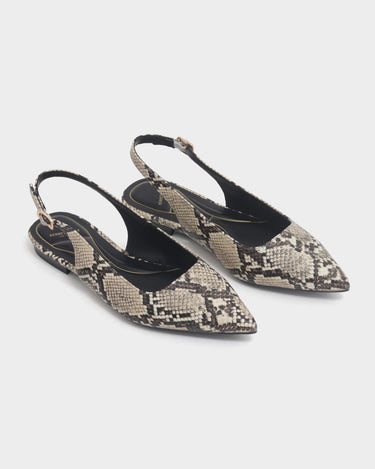 Flats para mujer krystall pointy flat
