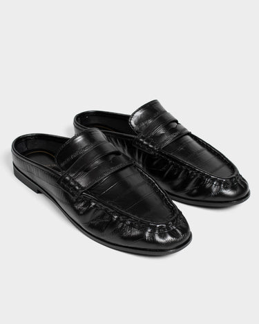 Flats en cuero para mujer nicolette flat mule