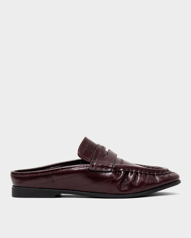 Flats en cuero para mujer nicolette flat mule