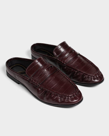 Flats en cuero para mujer nicolette flat mule