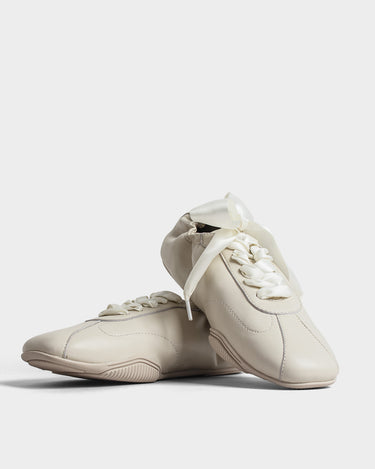 Zapatillas de cuero para mujer marina sneaker