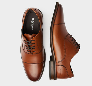 Zapatos de vestir de cuero para hombre matteo toe cap