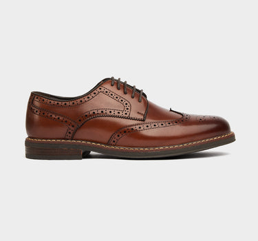 Zapatos de vestir de cuero para hombre austin wingtip lace up