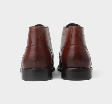 Botas de cuero para hombre charles lace up