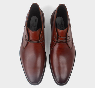 Botas de cuero para hombre charles lace up