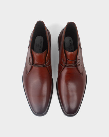 Botas de cuero para hombre charles lace up