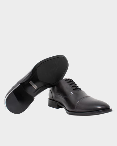 Zapatos de vestir de cuero para hombre trevor toe cap