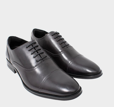 Zapatos de vestir de cuero para hombre trevor toe cap