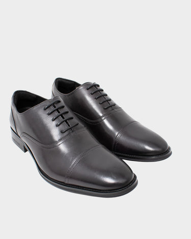 Zapatos de vestir de cuero para hombre trevor toe cap