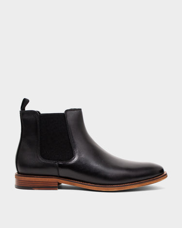 Botas de cuero para hombre trevor chelsea boot