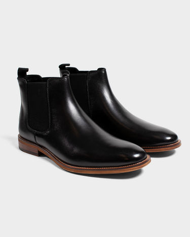 Botas de cuero para hombre trevor chelsea boot