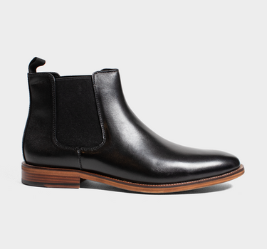 Botas de cuero para hombre trevor chelsea boot