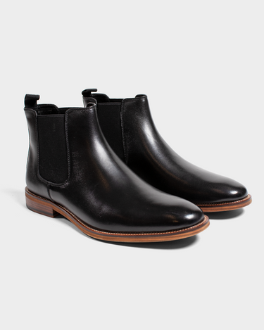 Botas de cuero para hombre trevor chelsea boot