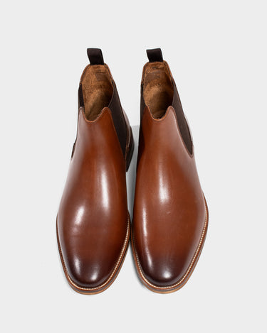 Botas de cuero para hombre trevor chelsea boot