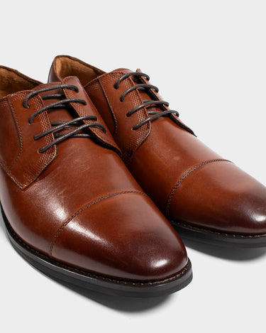 Zapatos de vestir de cuero para hombre banks lace up derby