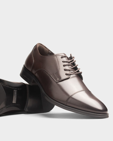 Zapatos de vestir de cuero para hombre sterling derby