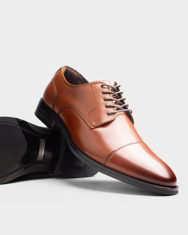Zapatos de vestir de cuero para hombre sterling derby