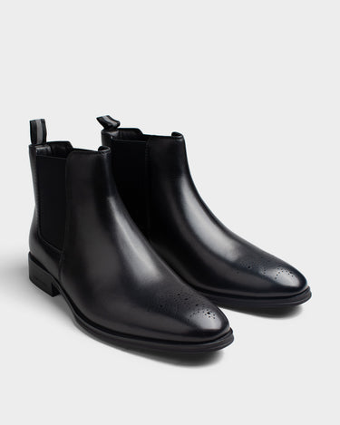 Botas de cuero para hombre ashford chelsea