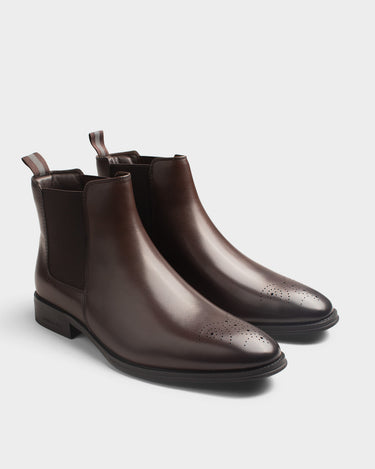 Botas de cuero para hombre ashford chelsea