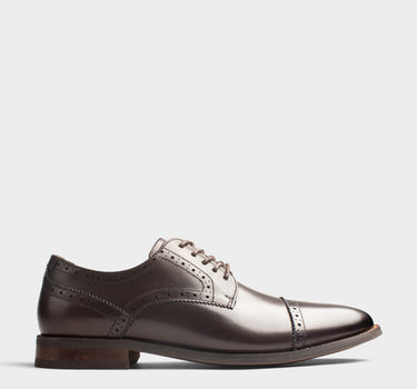 Zapatos de vestir de cuero para hombre carslie toe cap