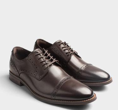 Zapatos de vestir de cuero para hombre carslie toe cap