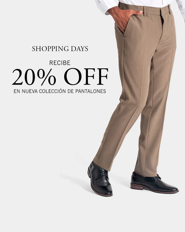 Shopping days pantalones para hombre