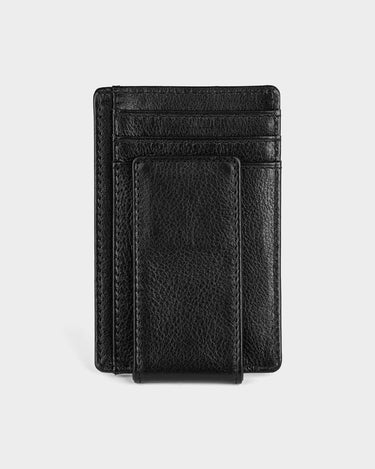 Tarjetero de cuero para hombre classy clip