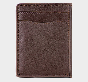 Tarjetero de cuero para hombre