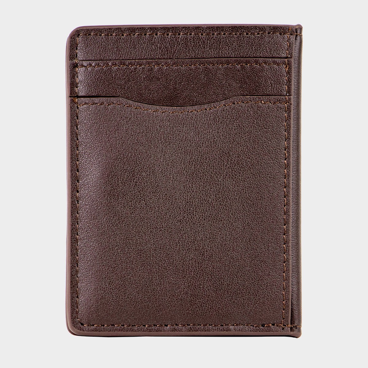 Tarjetero de cuero para hombre
