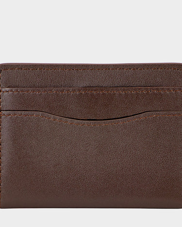 Tarjetero de cuero para hombre