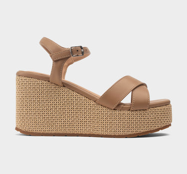 Plataformas para mujer card ankle strap wedge