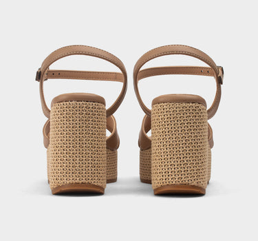 Plataformas para mujer card ankle strap wedge