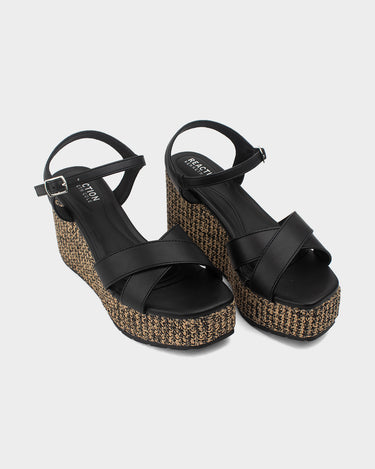 Plataformas para mujer card ankle strap wedge