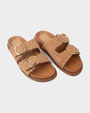 Sandalias para mujer hatcher buckle slide